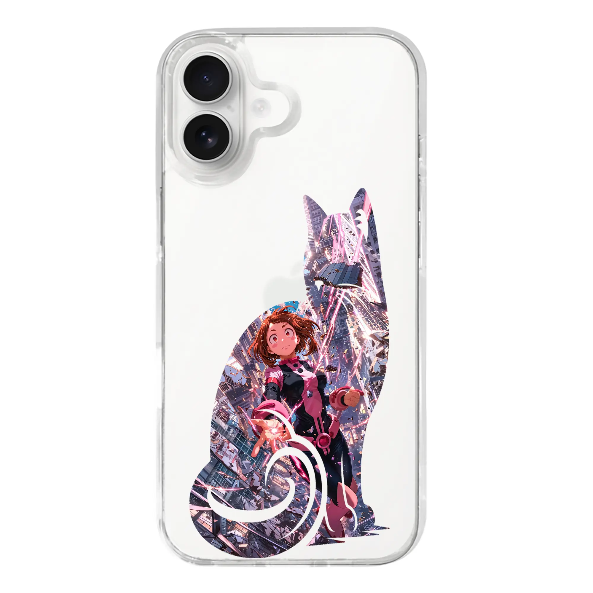 僕のヒーローアカデミア グッズ,麗日お茶子 - iPhone 17シリーズ 透明スマホケース – 薄型・耐衝撃・精密フィット保護カバー